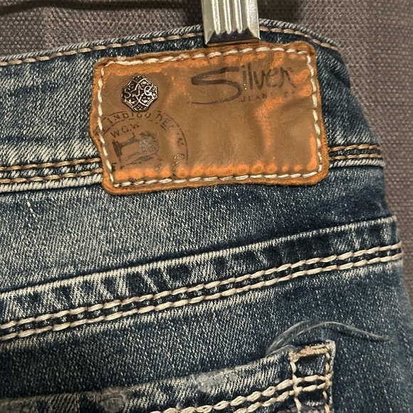 Silver Suki Boot Cut Blue Jeans Size 29 - Picture 4 of 6